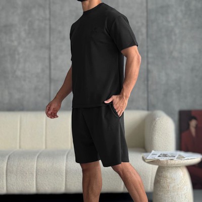 Мужской чёрный костюм Loro Piana