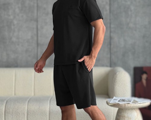 Мужской чёрный костюм Loro Piana