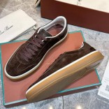 Мужские замшевые кроссовки Loro Piana Tennis Walk
