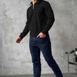 Утеплённая кофта Loro Piana zip-neck - Black