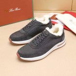 Кроссовки с мехом Loro Piana Week End Walk Evo