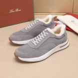 Кроссовки с мехом Loro Piana Week End Walk Evo