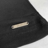 Чёрная мужская футболка Loro Piana embroidered logo