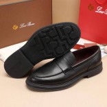 Кожаные лоферы Loro Piana Travis - Black