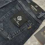 Джинсы тёмно-синего цвета Loro Piana regular fit