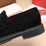 Замшевые лоферы Loro Piana Travis - Black