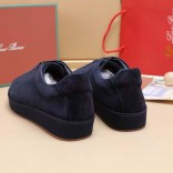 Мужские замшевые кроссовки Loro Piana