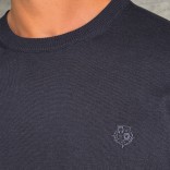 Мужской тёмно-синий джемпер Loro Piana