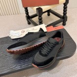 Мужские кроссовки Loro Piana Week End Walk - Black