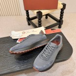Мужские кроссовки Loro Piana Week End Walk - Grey