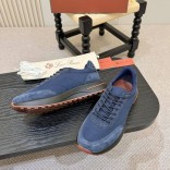 Мужские кроссовки Loro Piana Week End Walk - Navy