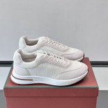 Мужские кроссовки Loro Piana Week End Walk - White