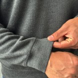 Утеплённая кофта Loro Piana zip-neck - Grey