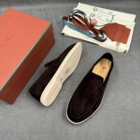 Мужские замшевые лоферы Loro Piana