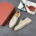 Мужские замшевые лоферы Loro Piana