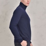 Мужская водолазка Loro Piana Premium - Dark Blue