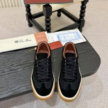 Мужские кроссовки Loro Piana Tennis Walk - Black