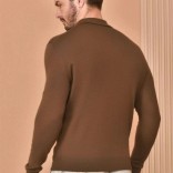 Поло с длинным рукавом Loro Piana Premium - Caramel