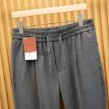 Мужские серые штаны Loro Piana Premium