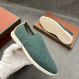 Мужские текстильные лоферы Loro Piana