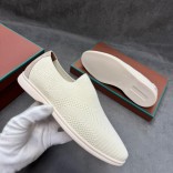 Мужские текстильные лоферы Loro Piana