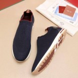 Мужские текстильные кроссовки Loro Piana Lp Flexy Active - Navy