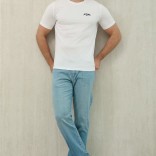 Мужские светло-синие джинсы Loro Piana Premium