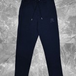 Спортивные штаны Loro Piana logo-embroidered - Navy