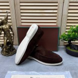 Мужские замшевые лоферы Loro Piana