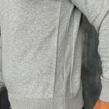 Мужская кофта Loro Piana zip neck - Grey