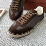 Мужские кроссовки Loro Piana Sea Tennis Walk - Brown