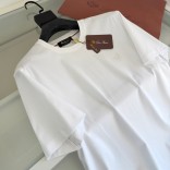 Мужская белая футболка Loro Piana