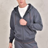 Спортивный костюм Loro Piana Premium signature logo - Denim Blue