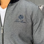 Спортивный костюм Loro Piana logo-embroidered - Blue / Grey