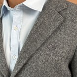 Мужское пальто серого цвета Loro Piana