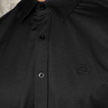 Мужская рубашка Loro Piana чёрного цвета