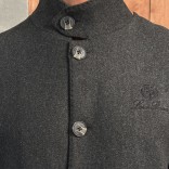 Мужское пальто серого цвета Loro Piana