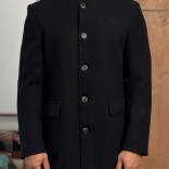 Мужское пальто чёрного цвета Loro Piana