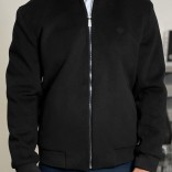 Мужской бомбер Loro Piana чёрного цвета