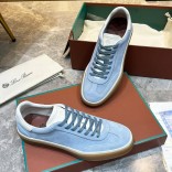Мужские замшевые кроссовки Loro Piana Tennis Walk