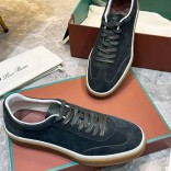 Мужские замшевые кроссовки Loro Piana Tennis Walk Мужские замшевые кроссовки Loro Piana Tennis Walk