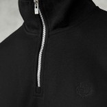 Утеплённая кофта Loro Piana zip-neck - Black
