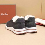 Кроссовки с мехом Loro Piana Week End Walk Evo