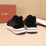 Кроссовки с мехом Loro Piana Week End Walk Evo