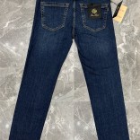 Джинсы тёмно-синего цвета Loro Piana regular fit