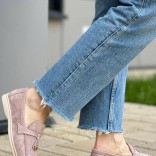 Женские замшевые лоферы Loro Piana Open Walk