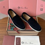 Замшевые лоферы Loro Piana Premium - Black