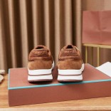 Замшевые кроссовки Loro Piana Week End Walk - Brown Замшевые кроссовки Loro Piana Week End Walk - Brown