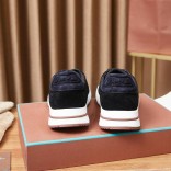 Замшевые кроссовки Loro Piana Week End Walk - Black