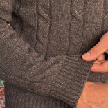 Мужской свитер Loro Piana premium - Brown